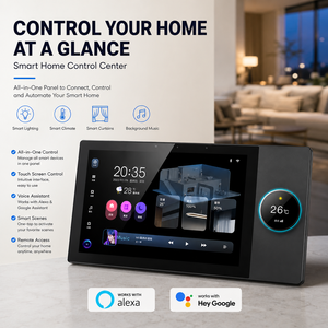 Panneau de commande tactile <span class=keywords><strong>WiFi</strong></span> <span class=keywords><strong>Tuya</strong></span> 10 pouces, <span class=keywords><strong>passerelle</strong></span> <span class=keywords><strong>Zigbee</strong></span>, montage mural, Central <span class=keywords><strong>Smart</strong></span> <span class=keywords><strong>Life</strong></span> <span class=keywords><strong>pour</strong></span> système de maison intelligente - Product Image 1