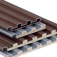 Tuile solaire en alliage d'aluminium pour grande muraille Panneau convexe double concave Isolation phonique Coupe personnalisée Pavillon Auvent Soleil
