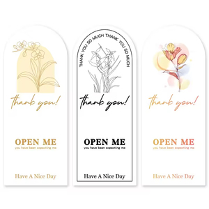Beautiful Floral Decor <b>Gift</b> Tag Stickers Multipurpose Decorative <b>Labels</b> For Retail Small Business <b>Gift</b> Box Package Decoration - Product Image 4