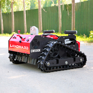 Tondeuse robot industrielle multifonction autotractée sans fil, chenillée tout-terrain, télécommandée, intelligente, pour désherbage, durable, à vendre - Product Image 4