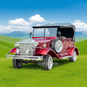 ZOWN Classic Retro Electric Vintage Car 4 <b>Passengers</b> <b>2</b>-Year Warranty Customized Color Size Used for Tourist Sightseeing - Product Image 1