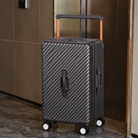 Valise trolley rigide OEM ODM pour PC, étiquette privée, bagage de voyage personnalisé pour commande en gros