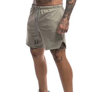 Pantalones Deportivos de Verano con Diseño Personalizado, Cintura Elástica Media, Secado Rápido, 2 en 1, Shorts de Correr y Fitness para Hombre, Casuales, para Gimnasio - Product Image 4
