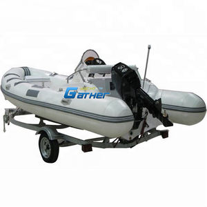 Approbation CE 480cm Hypalon./PVC RIB 480 <span class=keywords><strong>Bateau</strong></span> <span class=keywords><strong>Semi</strong></span> <span class=keywords><strong>Rigide</strong></span> En Fibre De Verre Gonflable Sport RIB <span class=keywords><strong>Bateau</strong></span> Pêche À Grande Vitesse RIB480B - Product Image 4