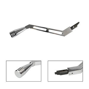 ชุดคันเกียร์อะลูมิเนียมพร้อมไฟเลี้ยว ไฟฉุกเฉิน ไฟเตือน ไฟกะพริบ  แบบขัดเงา สำหรับรถโอลด์ส บูอิค เชฟโรเลต ปี 1967-1994 คอลัมน์เกียร์ GM - Product Image 5