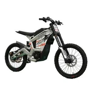 Yüksek dereceli Cafe Racer Ebike Suron 72V 38.5Ah orta tahrik motoru elektrikli kir dağ bisikleti yetişkin Off-road motosikletler satılık