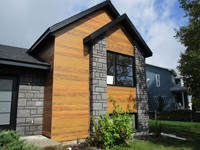 Bois de teck asiatique naturel non fini, style moderne, imperméable, pour façade extérieure, de haute qualité et à bon prix