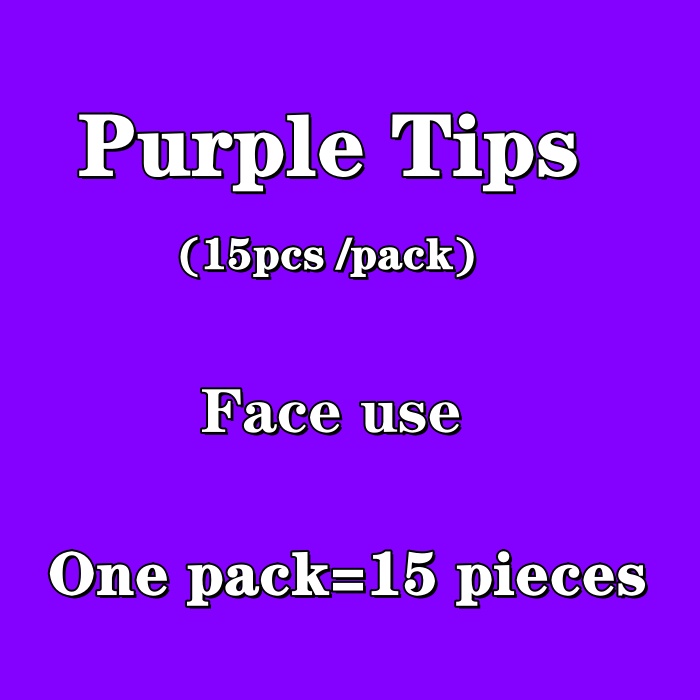 Púrpura = 15 piezas