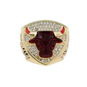 Custom 1993บาสเกตบอลชิคาโกวัวแชมป์แหวนผู้ชายแชมป์เครื่องประดับแชมป์แหวนส่วนบุคคล