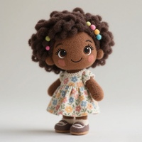 OEM/ODM poupées de chiffon afro-américaines personnalisées poupée en peluche noire personnalisée poupée africaine poupées afro-américaines peluches en gros