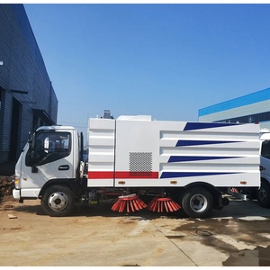 Camión barredor de calles con aspiración de 6000L, 4x2, LHD, para limpieza de carreteras, a la venta en China - Product Image 5
