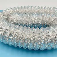 Tuyau flexible en aluminium résistant au feu haute pression, norme ISO -30~+250 pour la ventilation d'échappement 50-400 mm