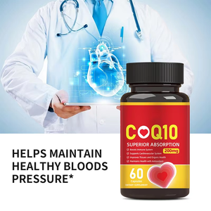 Cápsulas de COQ10, Suplemento Dietético para la Salud del Corazón y el Mantenimiento de la Presión Arterial, Energía Celular, Marca Privada OEM ODM - Product Image 3