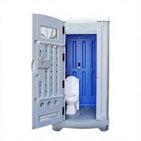 Toilettes préfabriquées portables, mini-cabine certifiée CE, écologiques, fabriquées en Chine, toilettes mobiles en plastique pour chantier