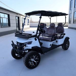 रिसॉर्ट गोल्फ कोर्स समुदाय के लिए संचालित लिथियम बैटरी के साथ पेशेवर अनुकूलित 4 सीटर इलेक्ट्रिक गोल्फ बुगी - Product Image 2