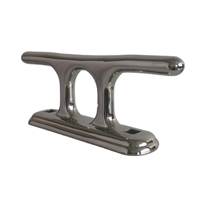 Paslanmaz Çelik 316 Denizcilik Çift Çapraz <span class=keywords><strong>Bollard</strong></span> İskele Bağlama Kelepçesi 10 İnç Düz 90 Derece Tekne Donanım Aksesuarları - Product Image 1