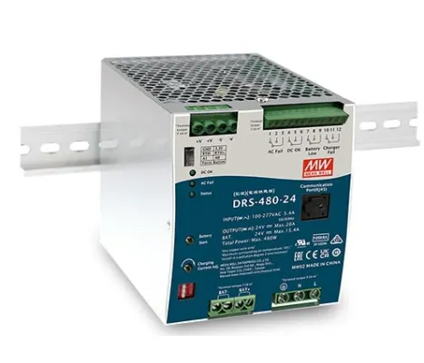 Mean well DRS-480-24 480W 24V DINレール電源