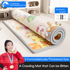 Tapis de sol pour bébé de type rouleau, en gros, en EPE épaissi, pliable, imperméable et anti-salissure - Product Image 2