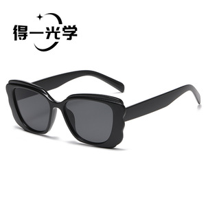 De Yi <b>Optics</b> Butterfly Frame Sunglasses Black UV400 Unisex Outdoors Fashion - Product Image 2