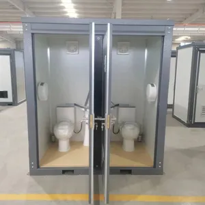 Suihe Modern Openbaar Gebruik Mobiel Toilet Met Douche Buitenshuis Economisch Geprefabriceerd Dubbel Toilet