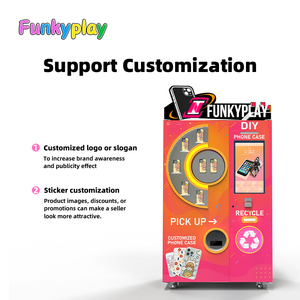 ตู้จำหน่ายเคสมือถือ Funkyplay เครื่องพิมพ์ UV DIY เคสมือถือแบบอัตโนมัติ 24 ชม. - Product Image 4