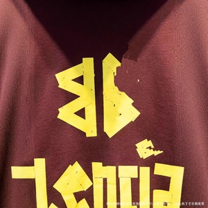 Верная версия, брендовая осенне-зимняя Новая Винтажная толстовка с капюшоном в стиле пар, свободная посадка, из 100% хлопка, не сгибается, флиса - Product Image 3