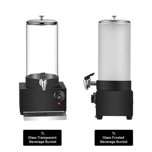 Seau en <span class=keywords><strong>verre</strong></span> 7L/14L Chauffage électrique Jus Café Lait <span class=keywords><strong>Distributeur</strong></span> de boissons pour Buffet Utilisation pour la distribution de boissons - Product Image 5