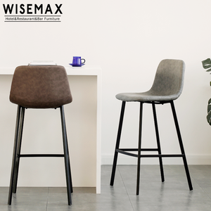 WISEMAX FURNITURE Commercial <strong>bar</strong> Furniture Kitchen Counter <strong>Stool</strong> Modern Wooden Kitchen <strong>Stool</strong> <strong>Fabric</strong> Covered <strong>bar</strong> <strong>Stool</strong> - Product Image 6