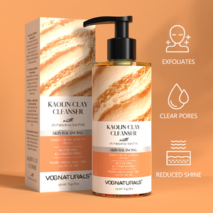 Lavado de cara de Arcilla De Caolín de etiqueta privada para equilibrar y matificar la piel grasa con fórmula a base de aceite reafirmante 2% PHA - Product Image 3