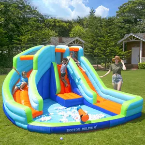 Doctor Dolphin Bouncy Castle Bounce Outdoor Used Jump House Inflatable Bouncer Jumping Castle Inflatable Water Slide For Kids