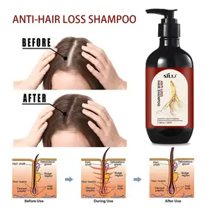 Shampoo e balsamo lunghi a base di erbe per shampoo e balsamo per la crescita dei capelli grezzi