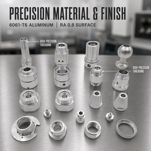 Piezas de Precisión de Aluminio Mecanizadas por CNC, Servicio de Torneado y Fresado de Acero Inoxidable Personalizado, Precio de Fábrica - Product Image 2