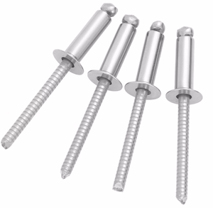 Rivets à tête plate ou bombée de 3,2 mm, 4 mm, 4,8 mm, 25 mm de long, en acier inoxydable 304/316, rivets aveugles à tête fraisée CSK - Product Image 5