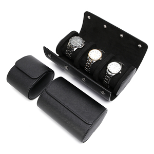Estuche Enrollable <span class=keywords><strong>de</strong></span> Lujo para <span class=keywords><strong>Relojes</strong></span> <span class=keywords><strong>de</strong></span> Cuero PU Saffiano con 1, 2 o 3 Ranuras, Embalaje <span class=keywords><strong>de</strong></span> Regalo, <span class=keywords><strong>Organizador</strong></span> <span class=keywords><strong>de</strong></span> <span class=keywords><strong>Relojes</strong></span>, Estuche <span class=keywords><strong>de</strong></span> Viaje para Almacenamiento <span class=keywords><strong>de</strong></span> <span class=keywords><strong>Relojes</strong></span> - Product Image 6