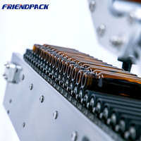 Machine d'étiquetage automatique de tubes UPK avec écran tactile PLC, applicateur d'étiquettes pour flacons de peptides, machine d'étiquetage de petits cylindres