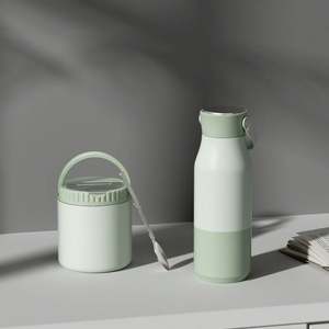 Vaso Térmico Personalizado OEM de Acero Inoxidable 304 con Asa Desmontable, Molde Privado, Taza con Pajita para Bebidas Frías y Calientes - Product Image 1