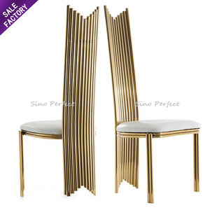 Foshan Sinoperfect Furniture Hot Selling Party Banquet Event Stacking <b>Stackable</b> Rental Stainless Steel Wedding Decoration <b>Chair</b> - Product Image 1