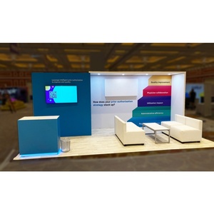DIYBOOTH Stands d'<span class=keywords><strong>exposition</strong></span> personnalisés rétroéclairés pour salons professionnels, <span class=keywords><strong>stand</strong></span> de foire commerciale, <span class=keywords><strong>stand</strong></span> d'<span class=keywords><strong>exposition</strong></span>, durable, léger, montage facile - Product Image 2
