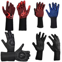 Gants de barbecue sportifs résistants aux hautes températures LBX QD, ignifuges, en coton/spandex, résistance au feu 500-800°C