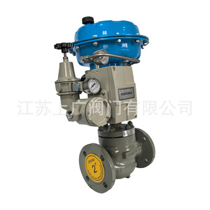 วาล์วควบคุมลมแบบนิวแมติก ZJHP-16C DN50 วาล์วควบคุมไอน้ำแบบหน้าแปลน ชนิดที่นั่งเดียว ควบคุมการไหลแบบสัดส่วน ผลิตจากเหล็กกล้าคาร์บอน - Product Image 4