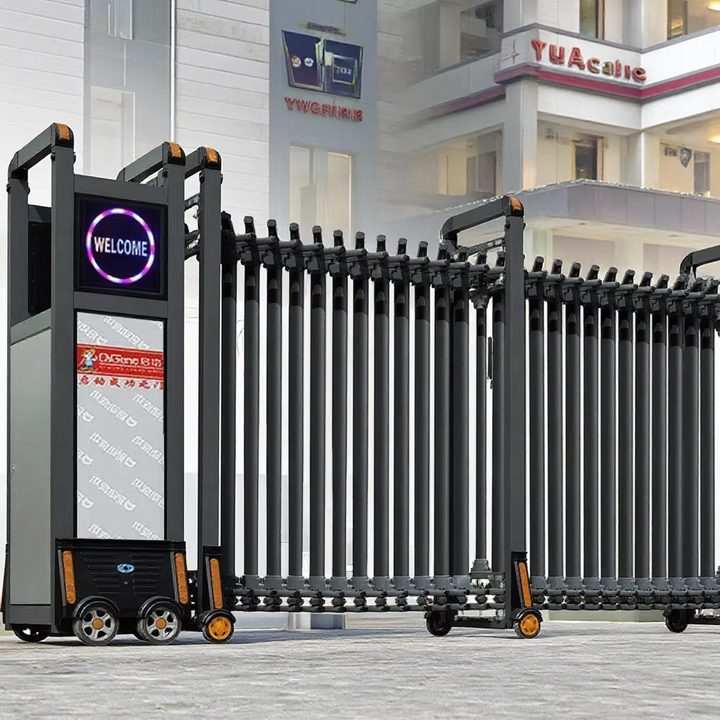 Qigong Automatic Retractable Gate Collapsible Safety Sensor Gate for ...