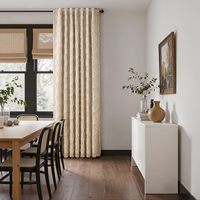 Cortina Opaca Bohemia de Doble Capa con Aislamiento Térmico y Acústico para Ventana de Dormitorio