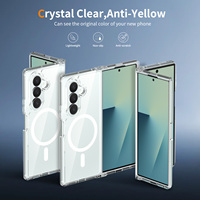 Coque de téléphone magnétique personnalisée de haute qualité pour Samsung Z Fold 8 Ultra, anti-rayures, antichoc, transparente, vente en gros
