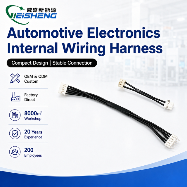 Custom Automotive Electronic Internal Connection Wiring Harness Micro PCB Connector Cable Assembly OEM