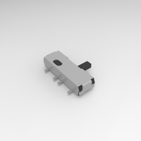 Interruttore a scorrimento SPDT XKB SK-1391L-1 0.3A 4V SMD con azionamento laterale destro, reset, 11.25x3.6x2.2mm
