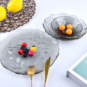 Juego de Platos de Presentación Modernos y Elegantes - Platos de Vidrio Estilo Japonés para Postres y Comidas - Product Image 3