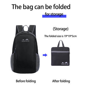 <span class=keywords><strong>Sac</strong></span> à <span class=keywords><strong>dos</strong></span> de voyage, <span class=keywords><strong>sport</strong></span> et camping tendance, personnalisé, ultra léger, à motif lettres, imperméable, en polyester, avec fermeture éclair, à prix abordable - Product Image 3