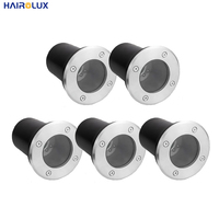Venta al por mayor GU10 MR16 impermeable enterrado luz lateral cuadrada al aire libre LED luz enterrada