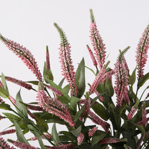 Nouveau Design Artificielle En Plastique Fleur Sétaire Jolie Fil Salvia Japonica Astilbe Pour Bleu Thème Fleur De Mariage - Product Image 2