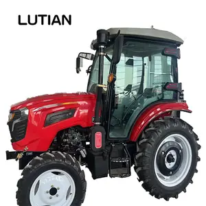 LUTIAN diseño pequeño agrícola para venta al por mayor Mini tractor 50hp 60hp 70hp tractor de granja mini tractor precio